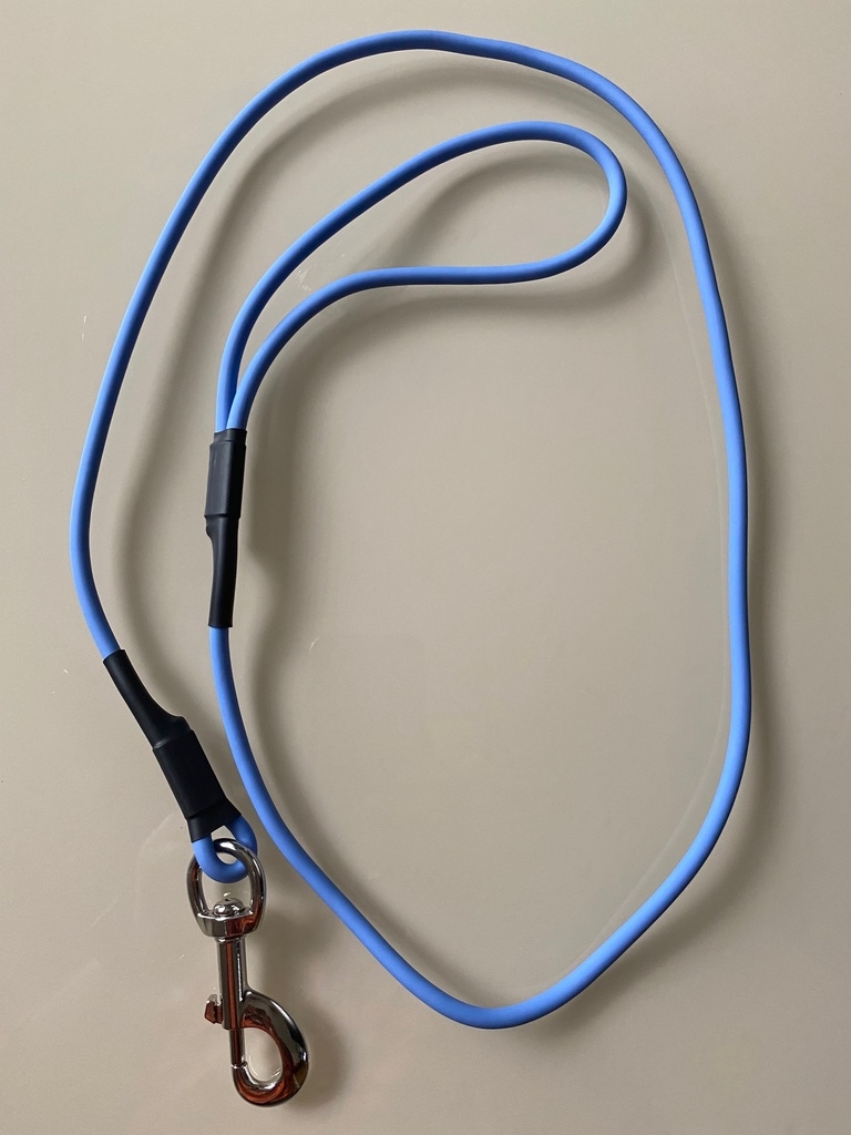Οδηγός κορδόνι TPU φωσφοριζέ ΜΠΛΕ 6mm